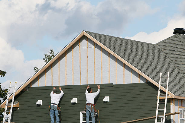 Professional Emergency Siding Repair technician working in Monroe, WA